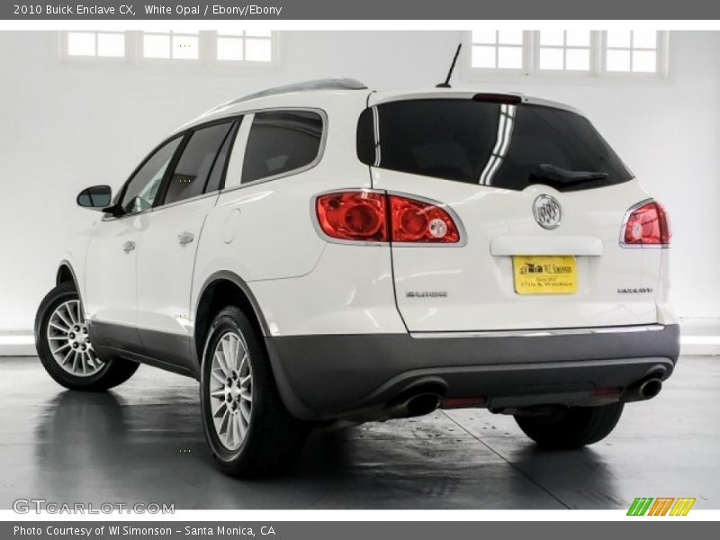 White Opal / Ebony/Ebony 2010 Buick Enclave CX