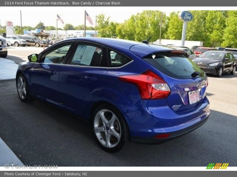 Blue Candy / Charcoal Black 2014 Ford Focus Titanium Hatchback