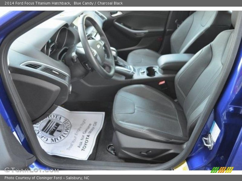 Blue Candy / Charcoal Black 2014 Ford Focus Titanium Hatchback