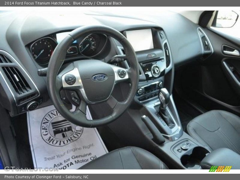 Blue Candy / Charcoal Black 2014 Ford Focus Titanium Hatchback