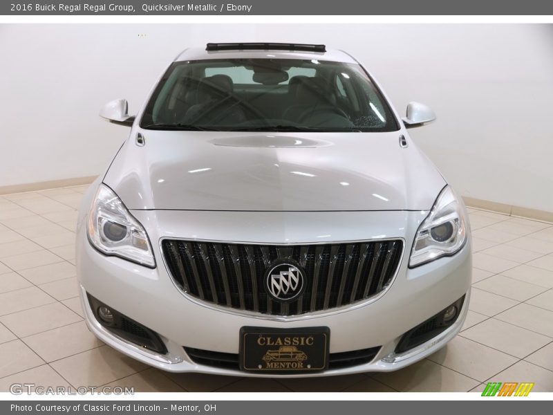 Quicksilver Metallic / Ebony 2016 Buick Regal Regal Group