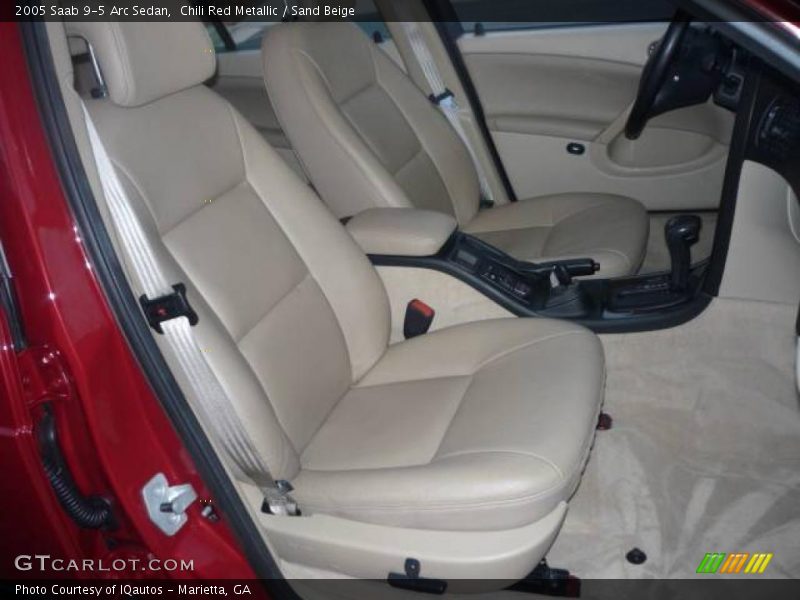 Chili Red Metallic / Sand Beige 2005 Saab 9-5 Arc Sedan