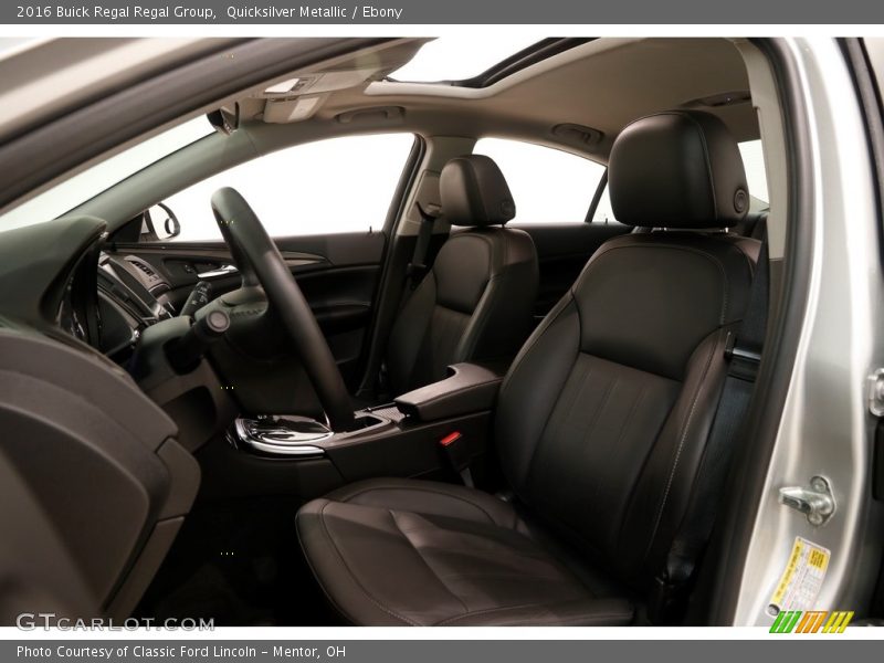 Quicksilver Metallic / Ebony 2016 Buick Regal Regal Group