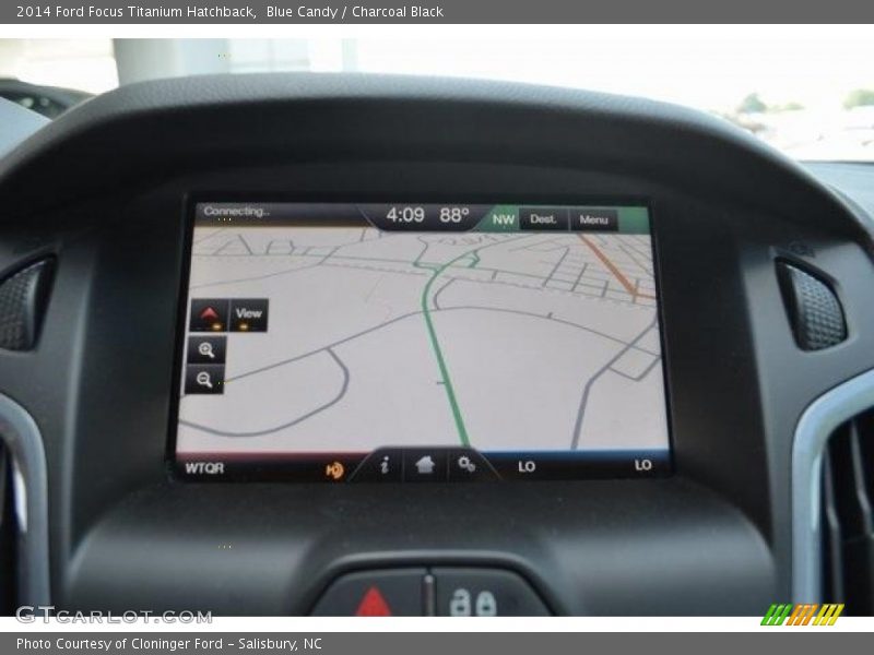 Blue Candy / Charcoal Black 2014 Ford Focus Titanium Hatchback