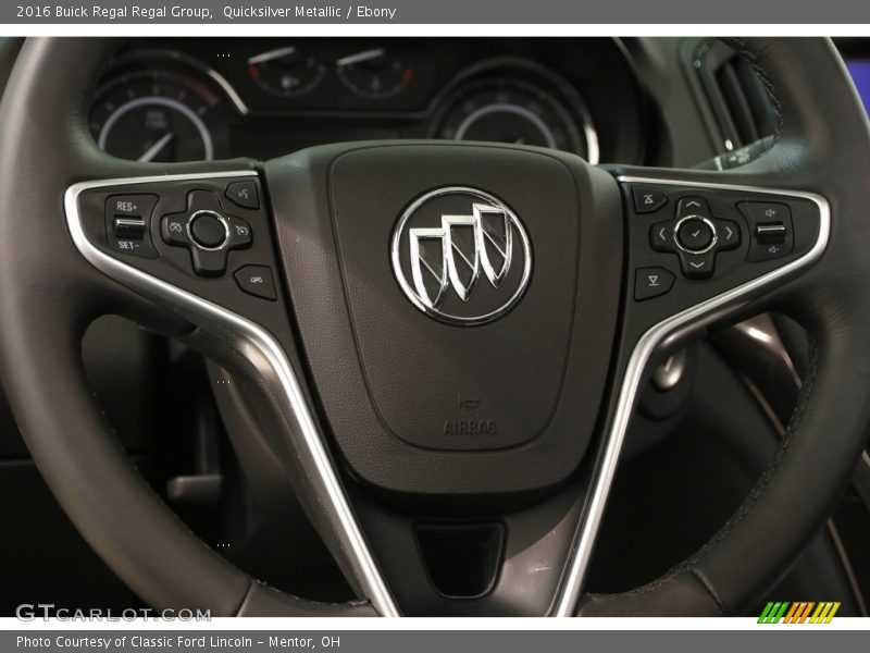 Quicksilver Metallic / Ebony 2016 Buick Regal Regal Group