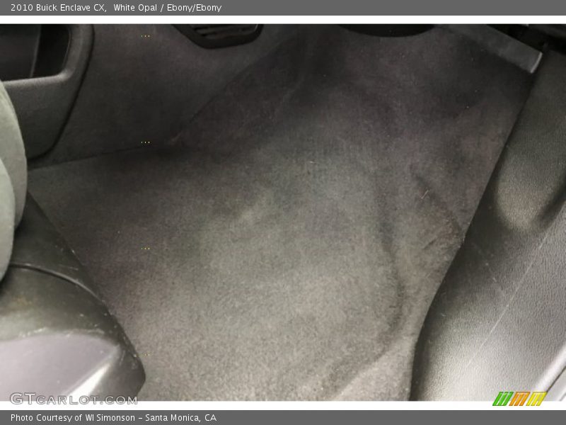 White Opal / Ebony/Ebony 2010 Buick Enclave CX