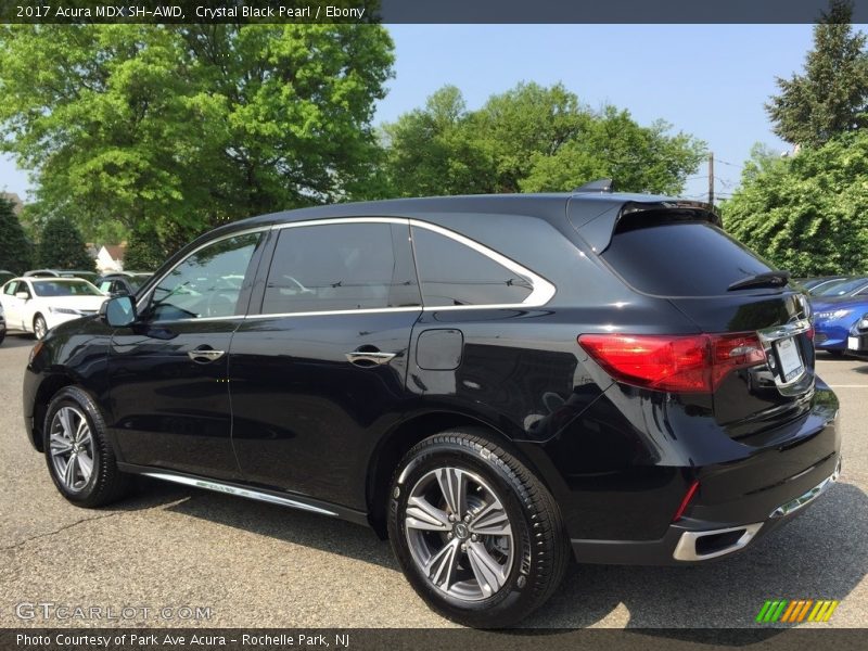 Crystal Black Pearl / Ebony 2017 Acura MDX SH-AWD