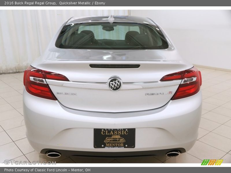 Quicksilver Metallic / Ebony 2016 Buick Regal Regal Group