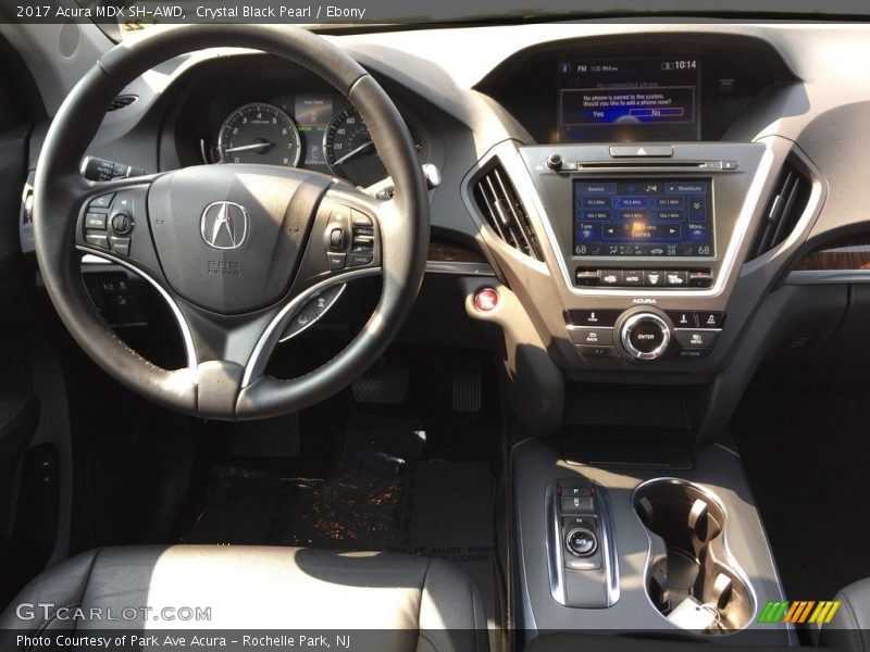 Crystal Black Pearl / Ebony 2017 Acura MDX SH-AWD