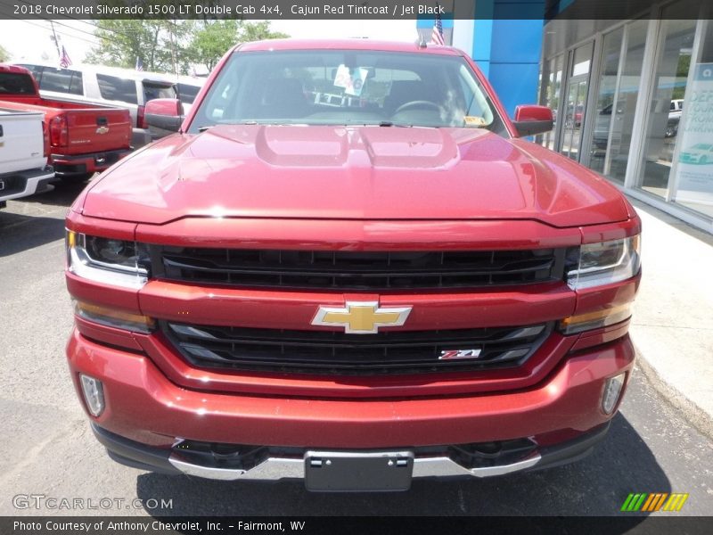 Cajun Red Tintcoat / Jet Black 2018 Chevrolet Silverado 1500 LT Double Cab 4x4