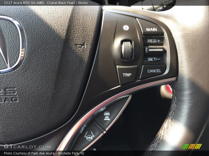 Crystal Black Pearl / Ebony 2017 Acura MDX SH-AWD