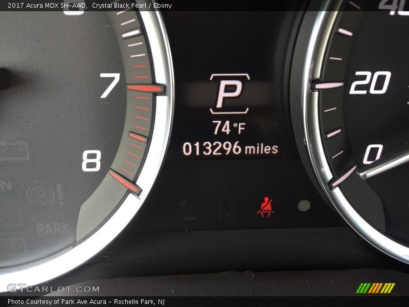 Crystal Black Pearl / Ebony 2017 Acura MDX SH-AWD