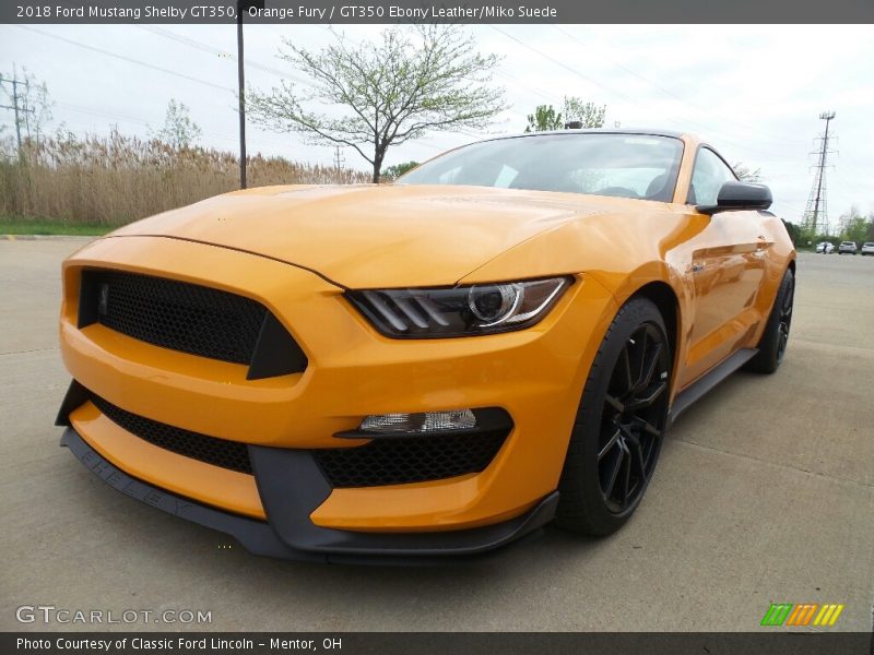 Front 3/4 View of 2018 Mustang Shelby GT350