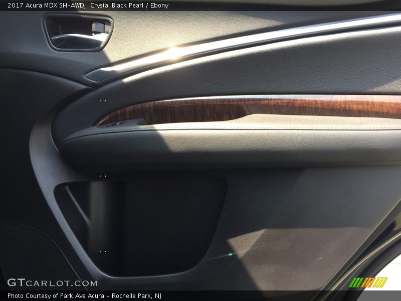 Crystal Black Pearl / Ebony 2017 Acura MDX SH-AWD