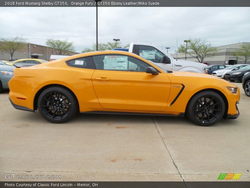  2018 Mustang Shelby GT350 Orange Fury