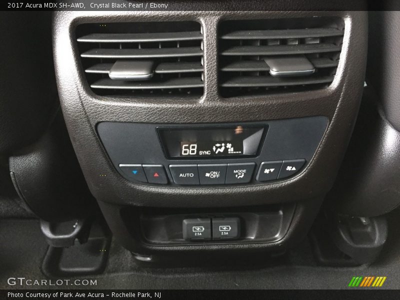 Crystal Black Pearl / Ebony 2017 Acura MDX SH-AWD