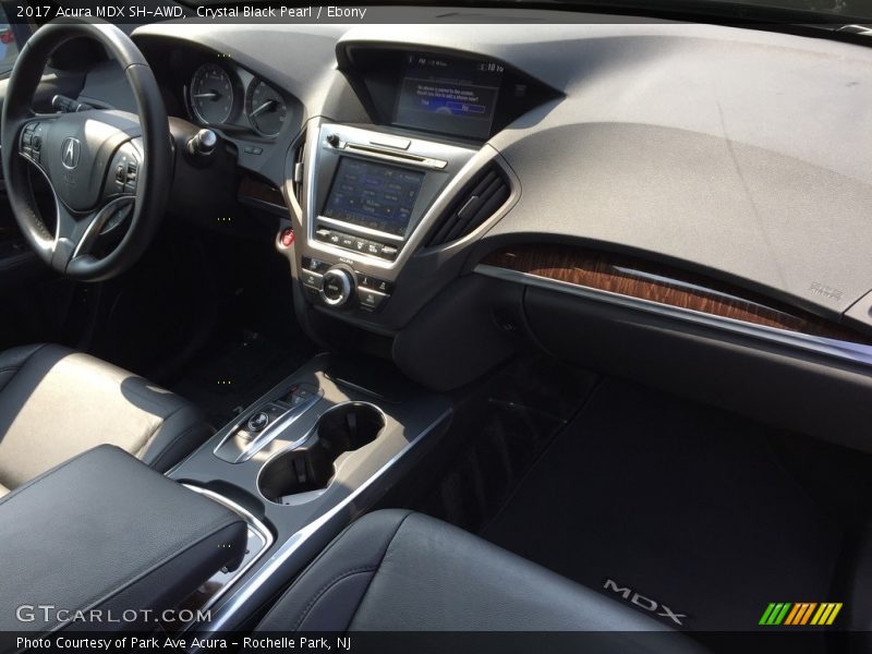 Crystal Black Pearl / Ebony 2017 Acura MDX SH-AWD