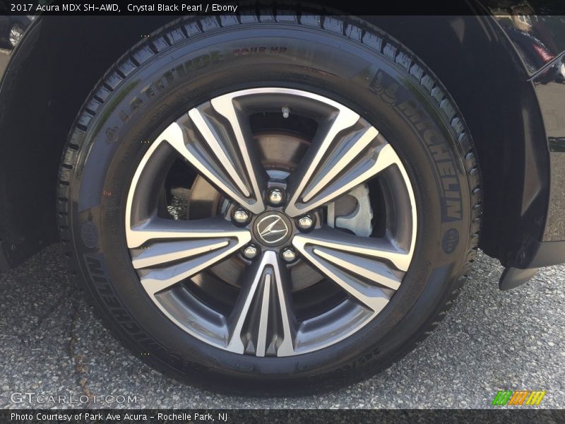 Crystal Black Pearl / Ebony 2017 Acura MDX SH-AWD