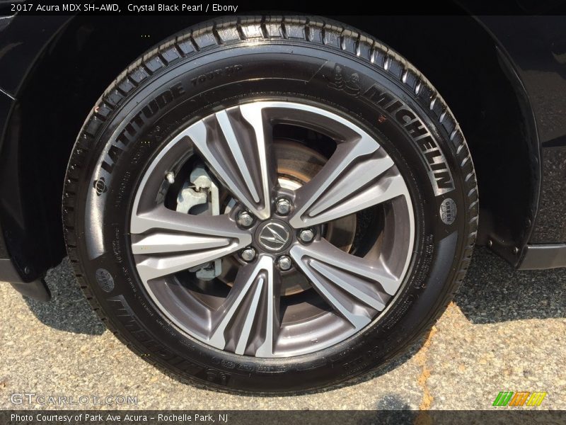 Crystal Black Pearl / Ebony 2017 Acura MDX SH-AWD