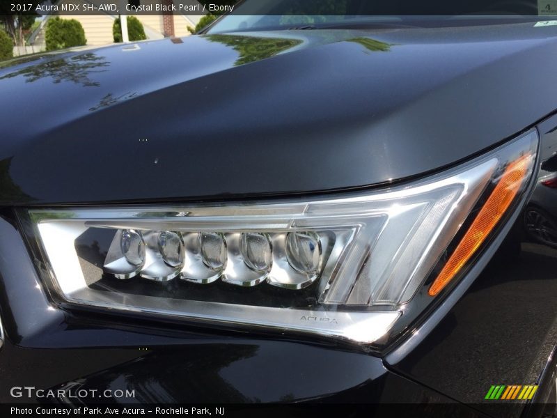 Crystal Black Pearl / Ebony 2017 Acura MDX SH-AWD