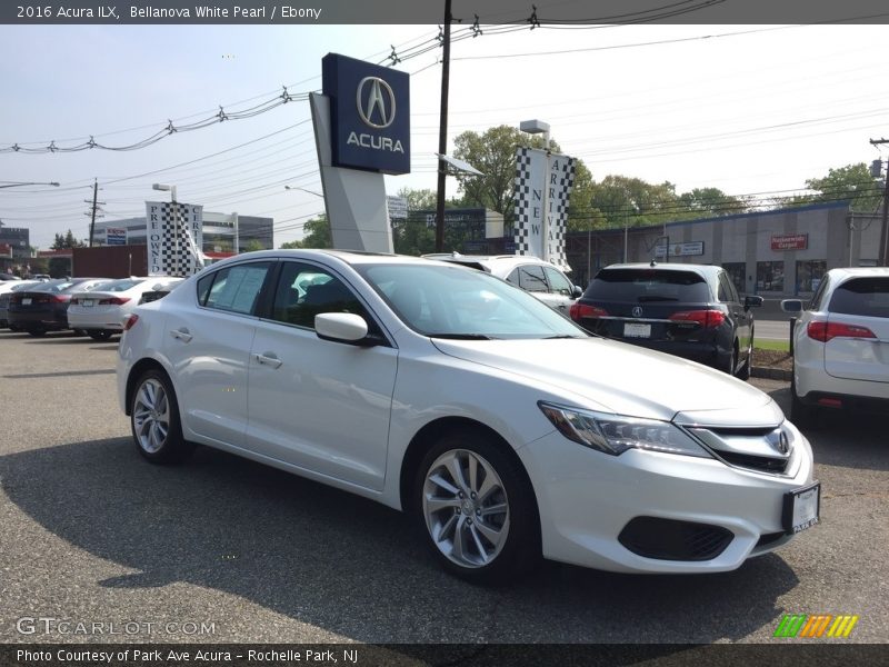 Bellanova White Pearl / Ebony 2016 Acura ILX
