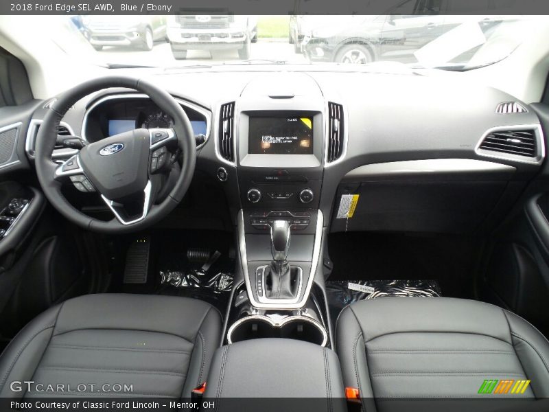 Blue / Ebony 2018 Ford Edge SEL AWD