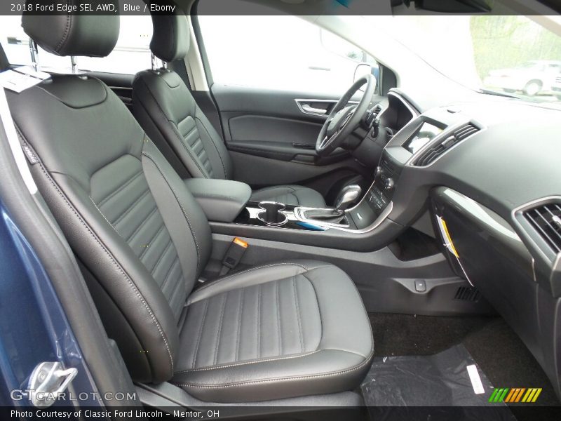 Blue / Ebony 2018 Ford Edge SEL AWD