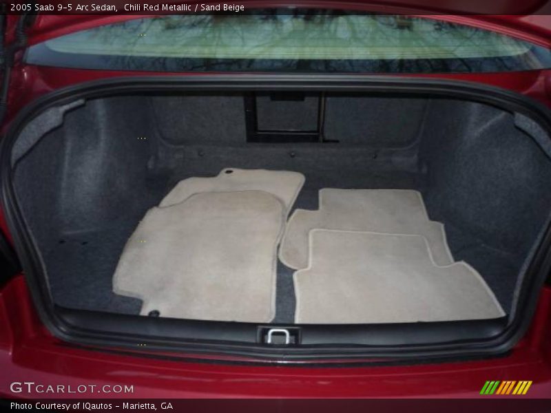 Chili Red Metallic / Sand Beige 2005 Saab 9-5 Arc Sedan