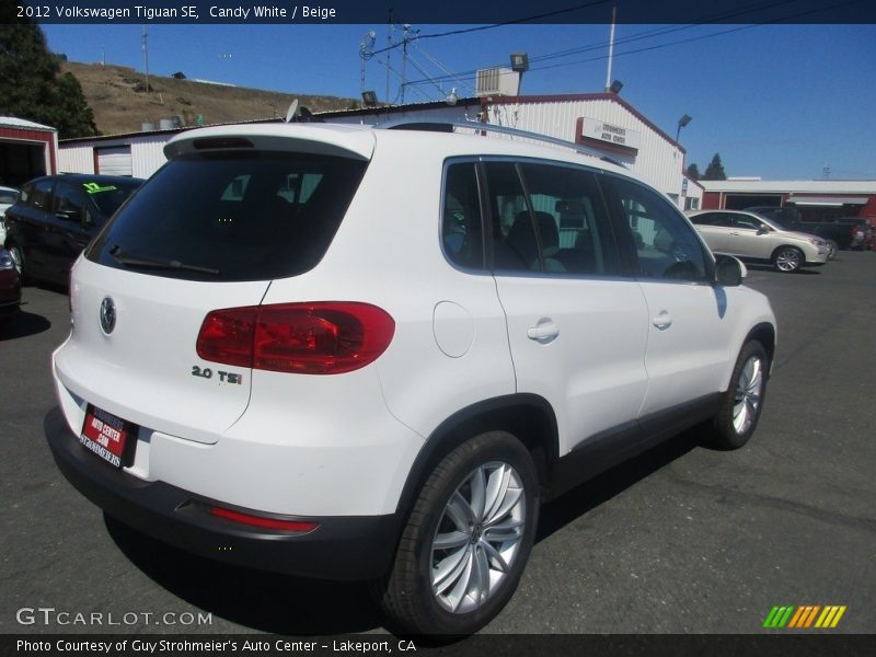 Candy White / Beige 2012 Volkswagen Tiguan SE