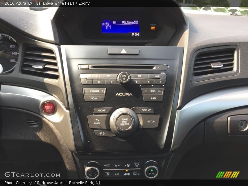 Bellanova White Pearl / Ebony 2016 Acura ILX