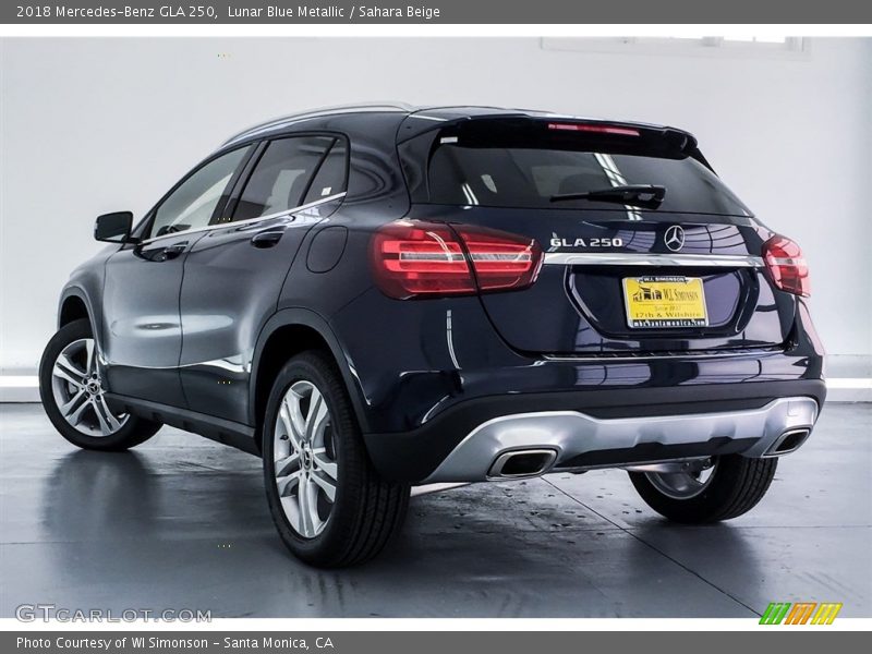 Lunar Blue Metallic / Sahara Beige 2018 Mercedes-Benz GLA 250