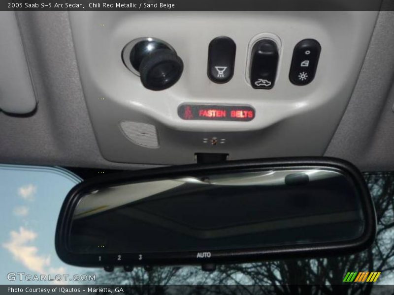 Chili Red Metallic / Sand Beige 2005 Saab 9-5 Arc Sedan