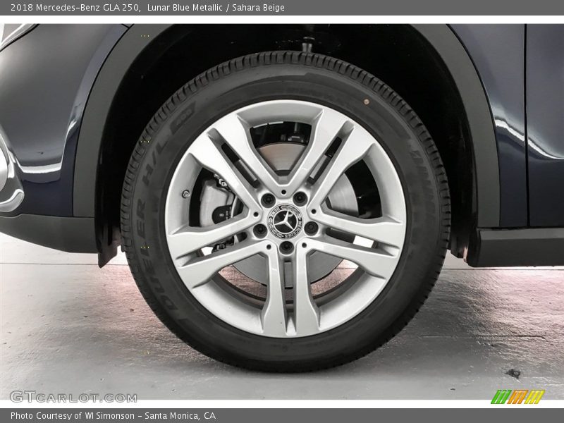 Lunar Blue Metallic / Sahara Beige 2018 Mercedes-Benz GLA 250