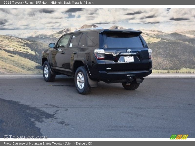 Midnight Black Metallic / Black 2018 Toyota 4Runner SR5 4x4