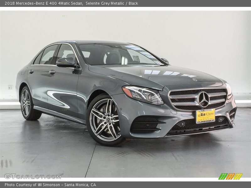 Front 3/4 View of 2018 E 400 4Matic Sedan