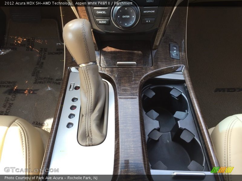 Aspen White Pearl II / Parchment 2012 Acura MDX SH-AWD Technology