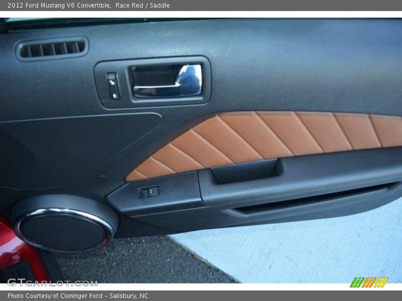 Race Red / Saddle 2012 Ford Mustang V6 Convertible
