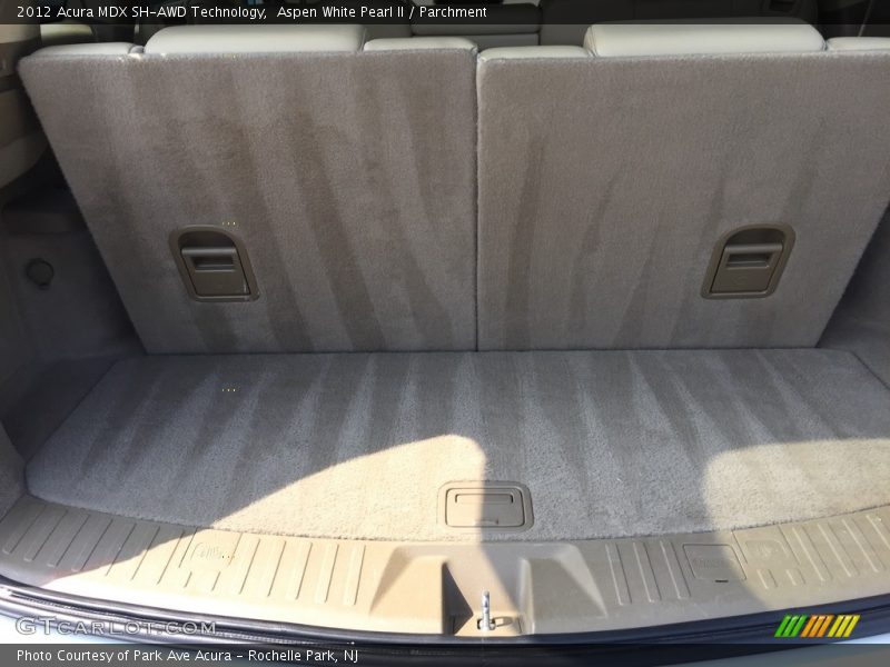 Aspen White Pearl II / Parchment 2012 Acura MDX SH-AWD Technology