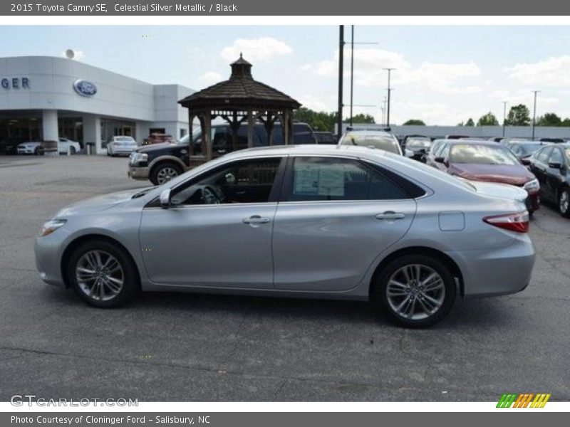 Celestial Silver Metallic / Black 2015 Toyota Camry SE