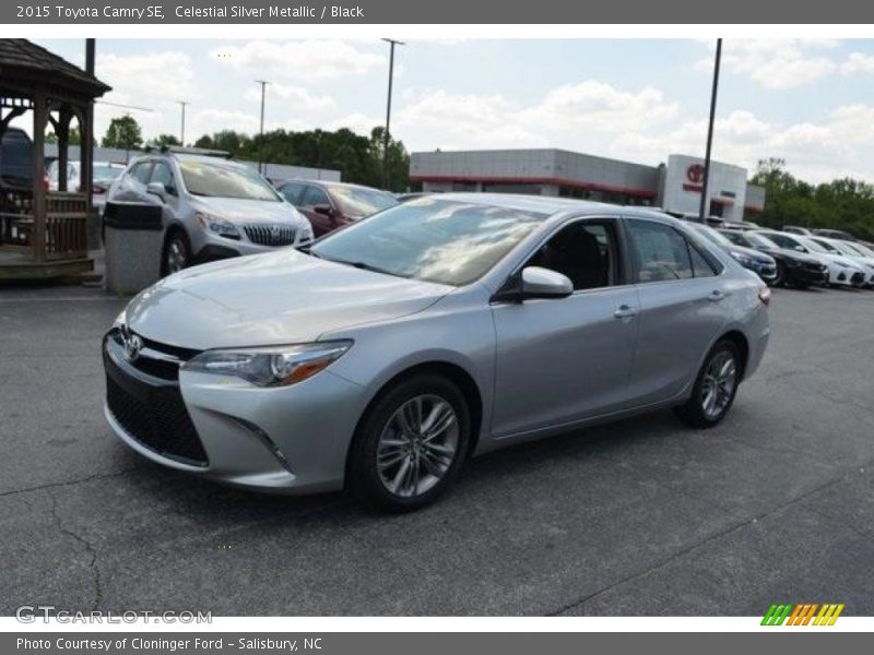 Celestial Silver Metallic / Black 2015 Toyota Camry SE