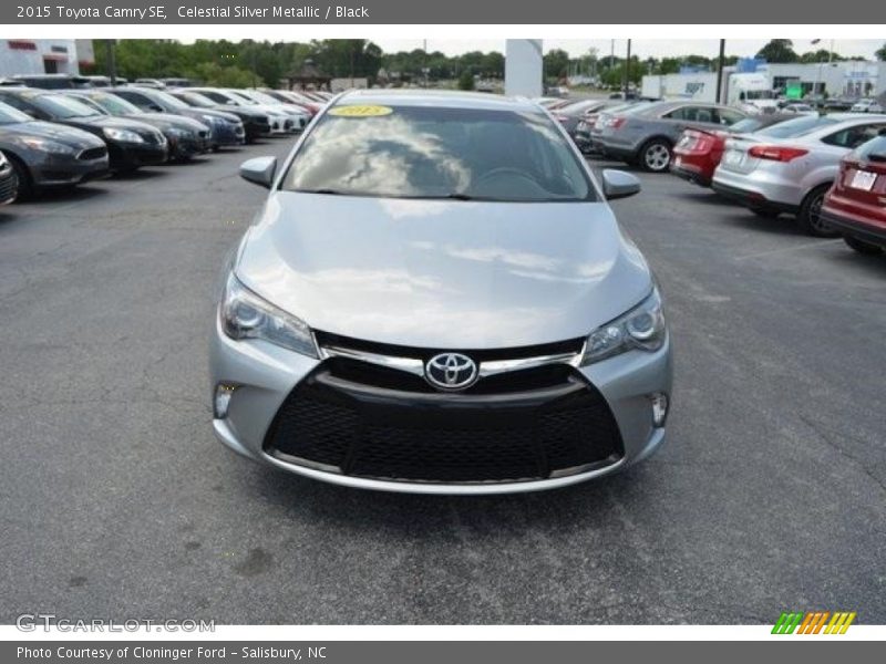 Celestial Silver Metallic / Black 2015 Toyota Camry SE