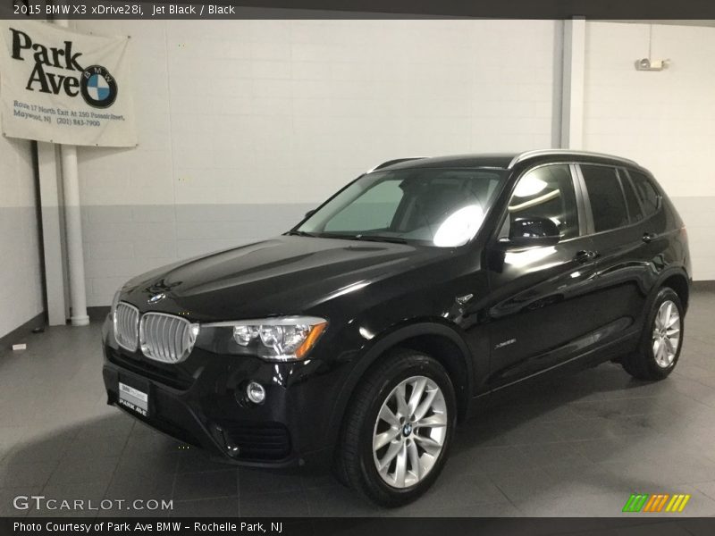 Jet Black / Black 2015 BMW X3 xDrive28i