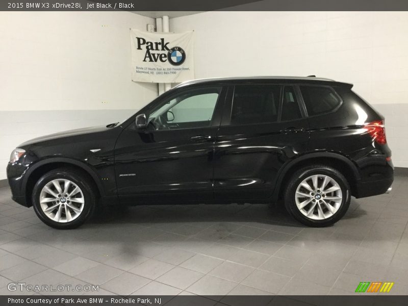Jet Black / Black 2015 BMW X3 xDrive28i