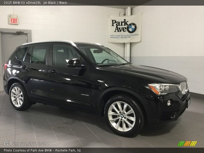 Jet Black / Black 2015 BMW X3 xDrive28i