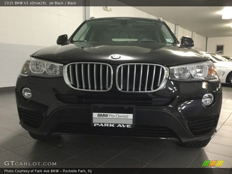 Jet Black / Black 2015 BMW X3 xDrive28i