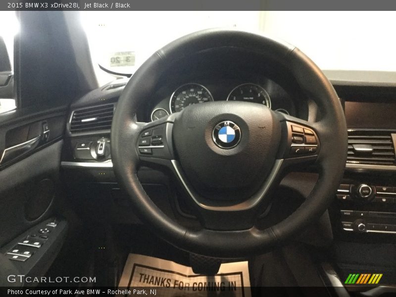 Jet Black / Black 2015 BMW X3 xDrive28i