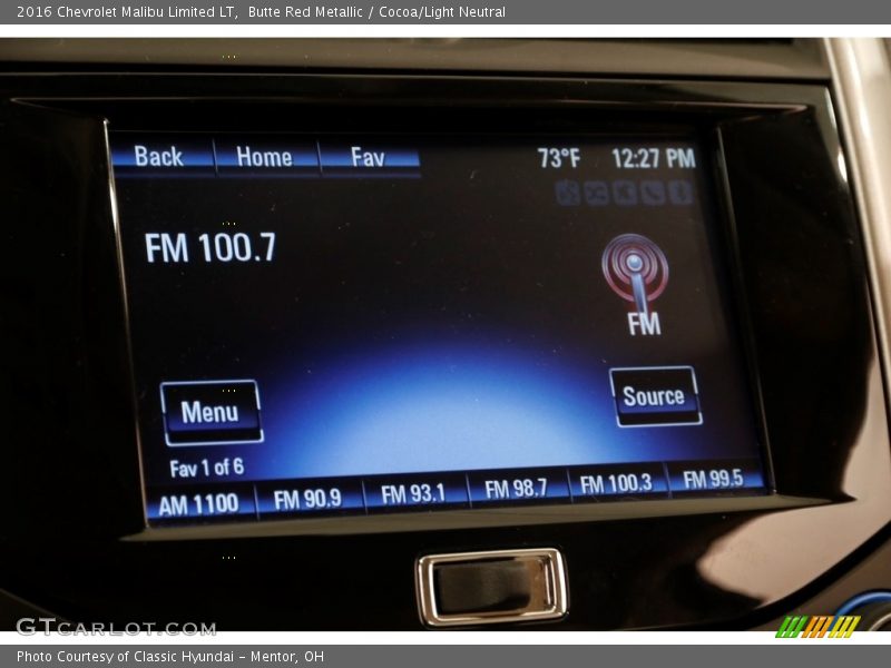 Butte Red Metallic / Cocoa/Light Neutral 2016 Chevrolet Malibu Limited LT