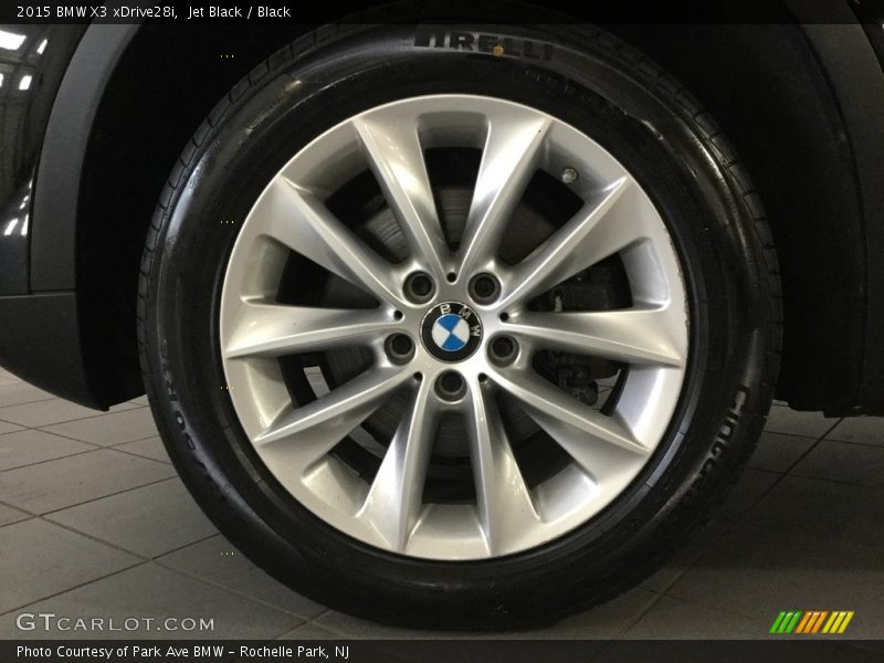 Jet Black / Black 2015 BMW X3 xDrive28i