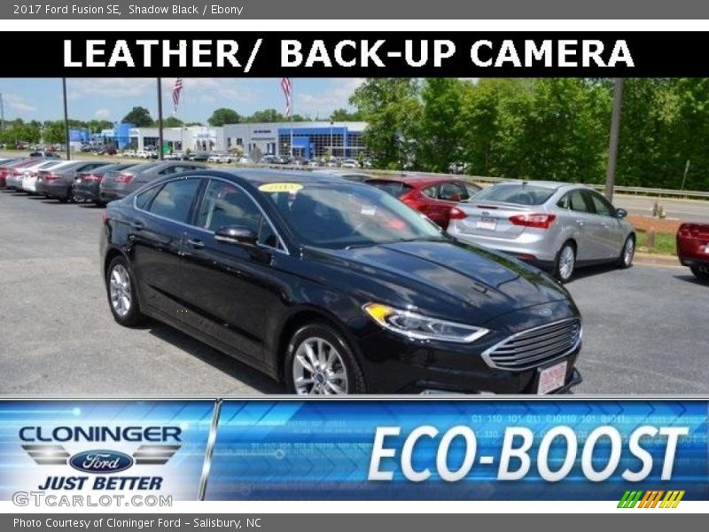 Shadow Black / Ebony 2017 Ford Fusion SE