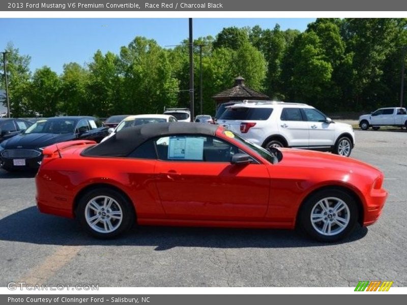 Race Red / Charcoal Black 2013 Ford Mustang V6 Premium Convertible